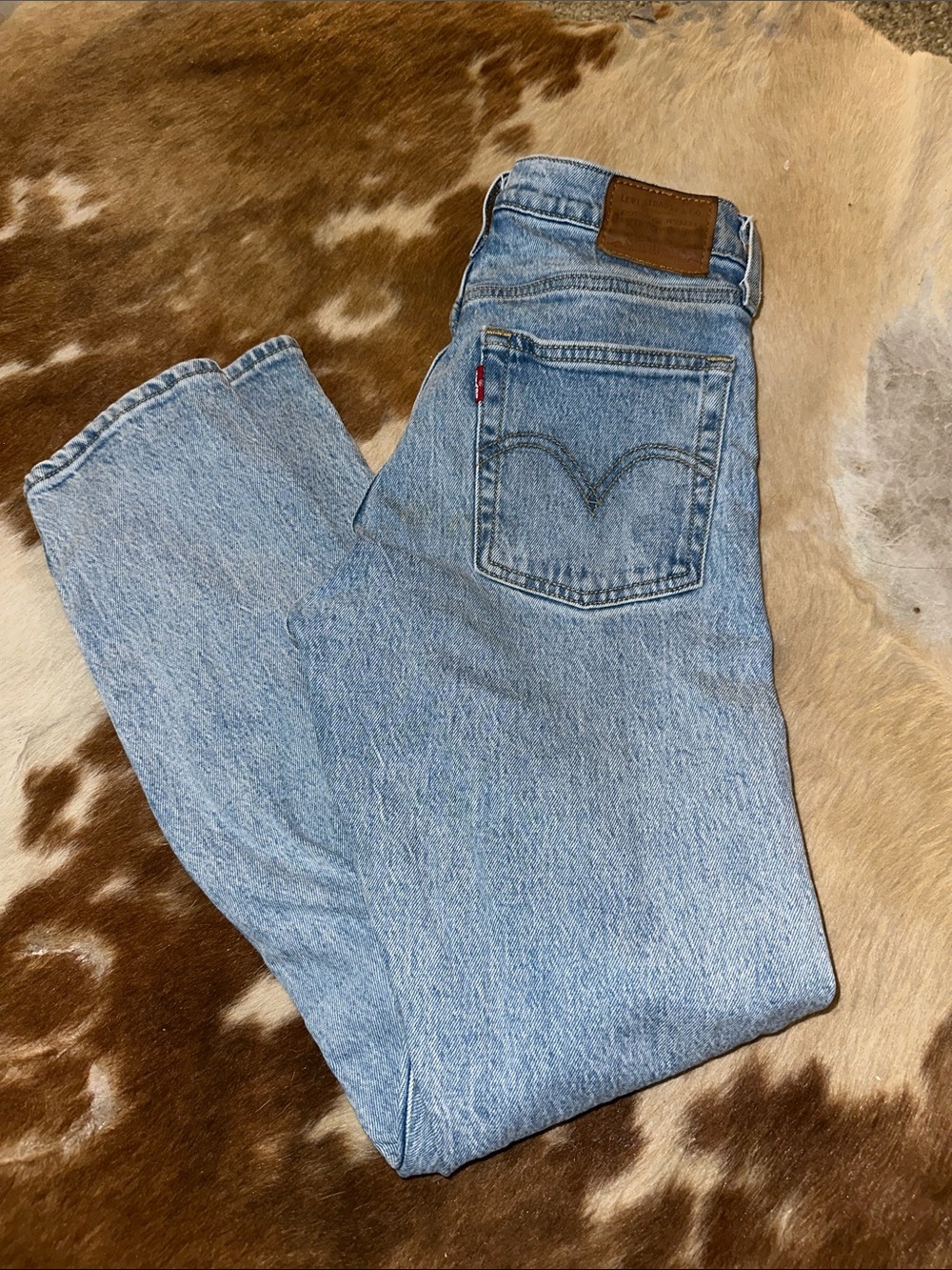 Levi's Wedgie Light Blue Straight Leg